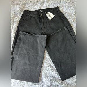 PLT Black Wide Leg Jeans